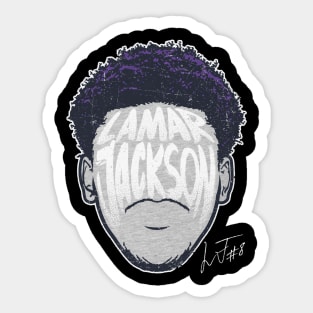 Lamar Baltimore Player Silhouette Sticker